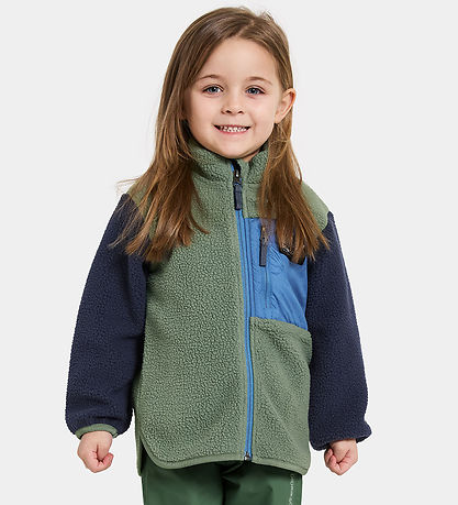 Didriksons Fleecejakke - Anten - Light Moss