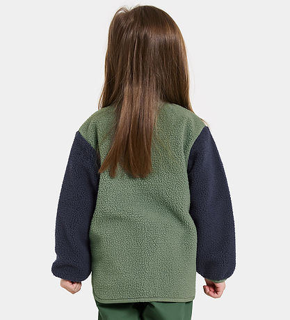 Didriksons Fleecejakke - Anten - Light Moss