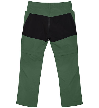 Color Kids Skalbukser m. Zip Off - Cilantro