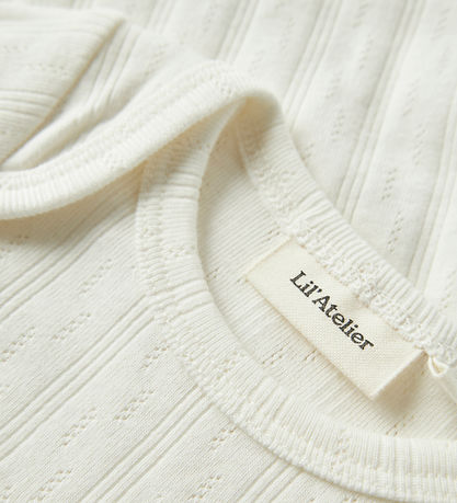 Lil' Atelier Body l/æ - NbnBob - Coconut Milk m. Hulmønster