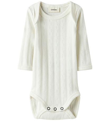 Lil' Atelier Body l/æ - NbnBob - Coconut Milk m. Hulmønster