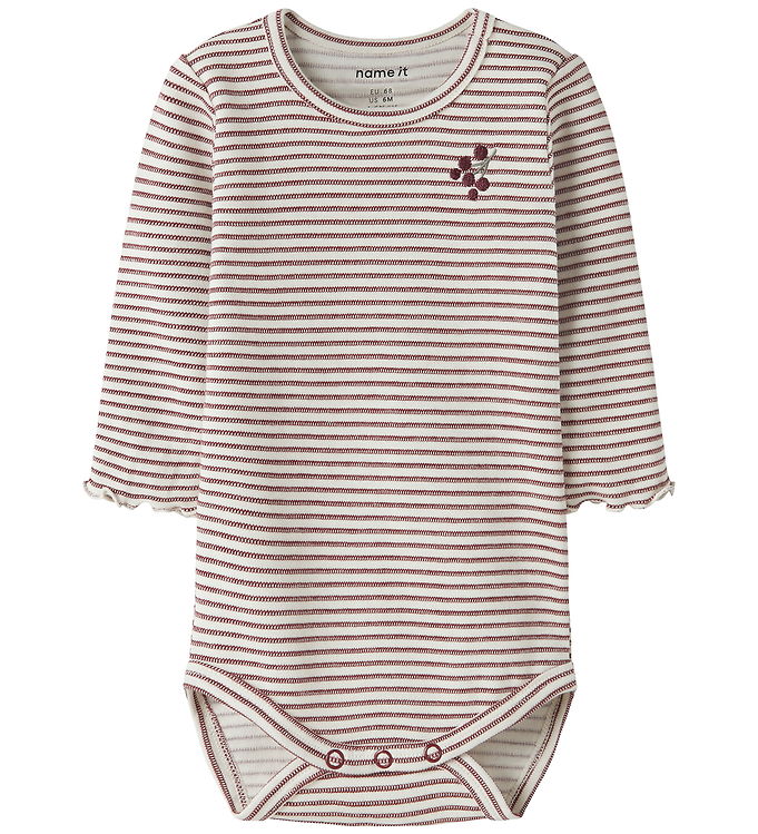 Name It Body l/æ - NmfBripa - Oxblood Red billede