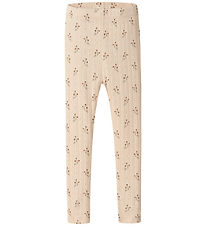 Lil' Atelier Leggings - NmfRachello - Novell Peach/Flower