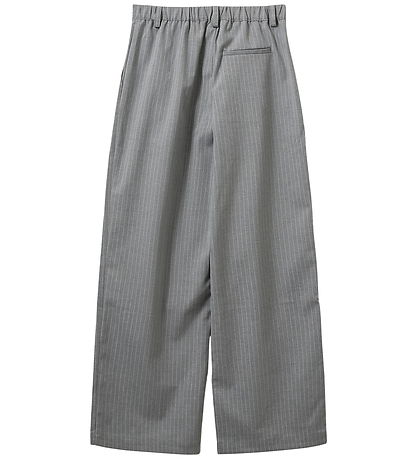 Sofie Schnoor Bukser - MalinaSY - Gråmeleret m. Striber