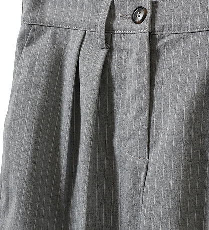 Sofie Schnoor Bukser - MalinaSY - Gråmeleret m. Striber