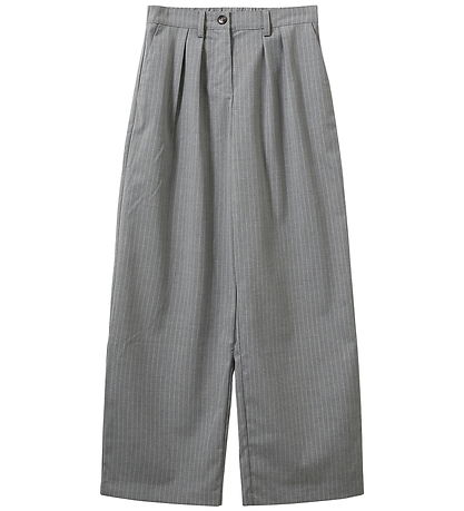 Sofie Schnoor Bukser - MalinaSY - Gråmeleret m. Striber