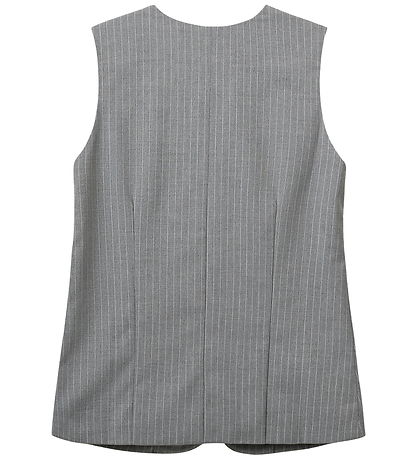 Sofie Schnoor Vest - MerthaSY - Gråmeleret m. Striber
