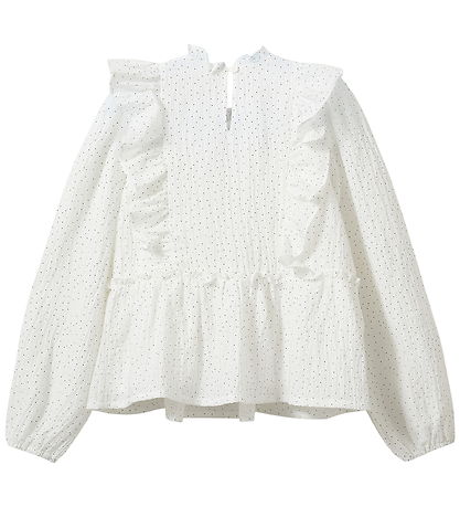 Sofie Schnoor Bluse - SvalaSy - Off White m. Prikker