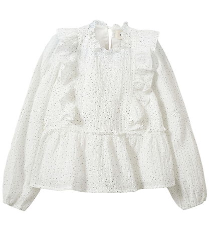 Sofie Schnoor Bluse - SvalaSy - Off White m. Prikker