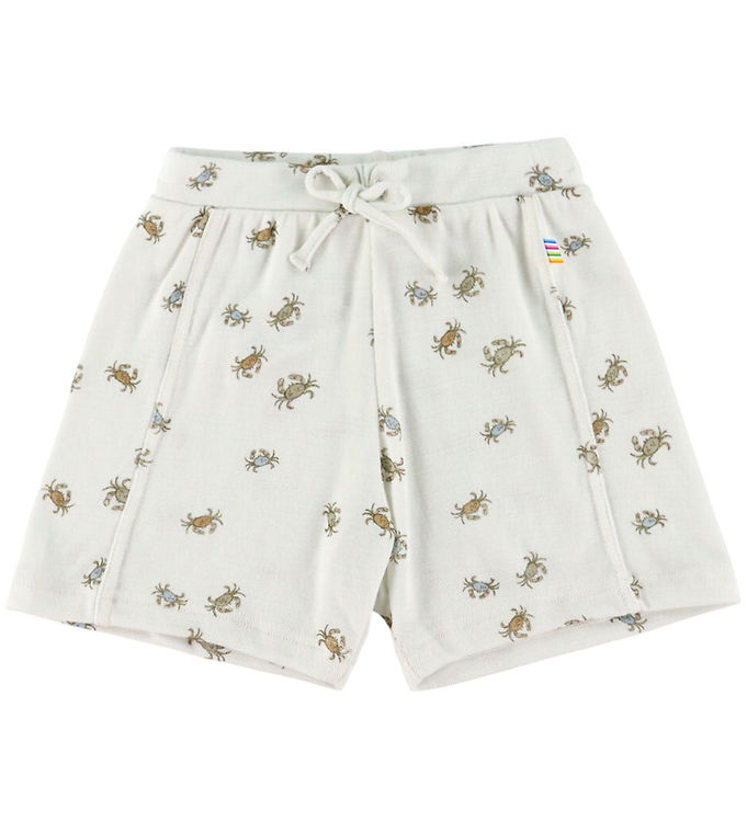 Joha Shorts - Uld/Silke - Off White m. Krabber