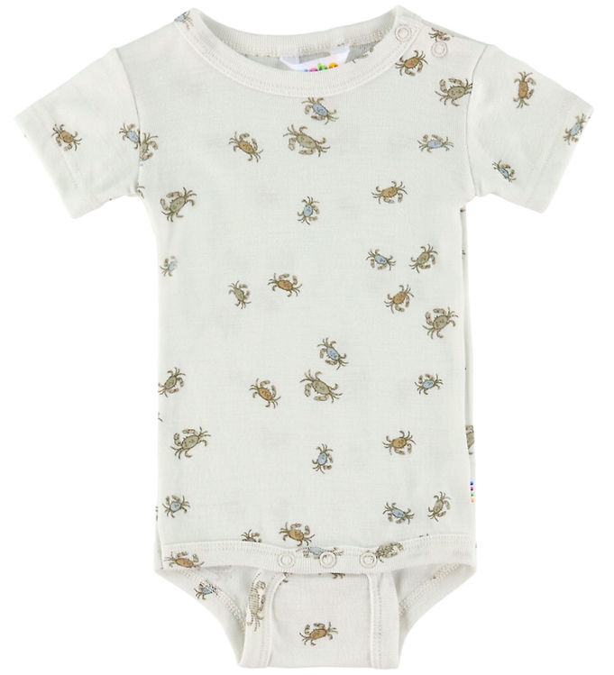 Joha Body k/æ - Uld/Silke - Off White m. Krabber