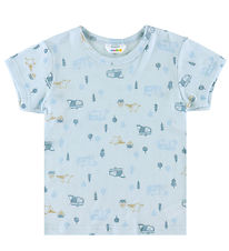 Joha T-shirt - Uld - Lyseblå