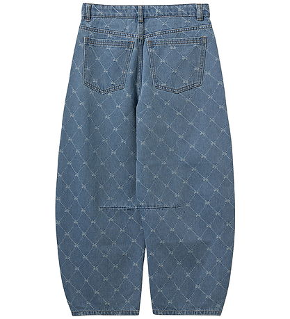 Sofie Schnoor Jeans - Tomar  - Denim Blue m. Harlequinmønster