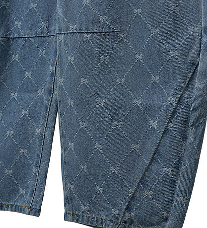 Sofie Schnoor Jeans - Tomar  - Denim Blue m. Harlequinmønster