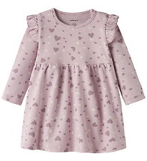Name It Kjole - NbfbHeart - Keepsake Lilac