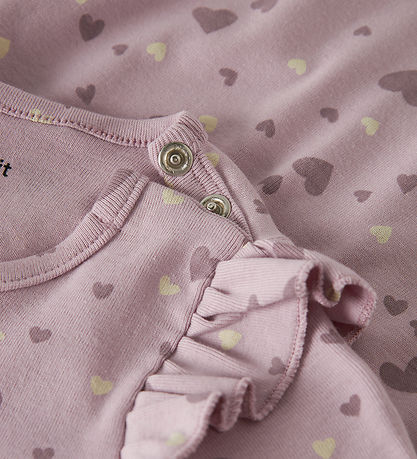 Name It Kjole - NbfbHeart - Keepsake Lilac