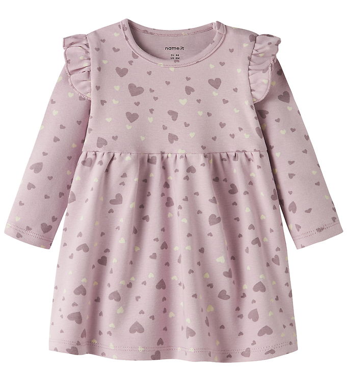 Name It Kjole - NbfbHeart - Keepsake Lilac