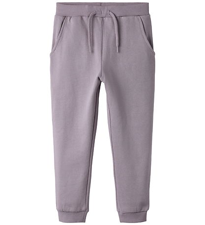 Name It Sweatpants - NmnSeli - Noos - Lavender Gray