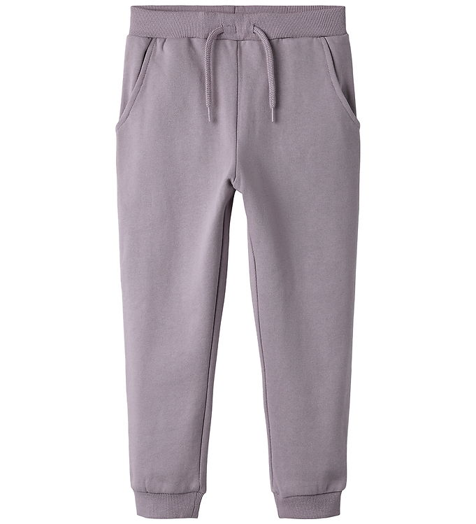 Name It Sweatpants - NmnSeli - Noos - Lavender Gray