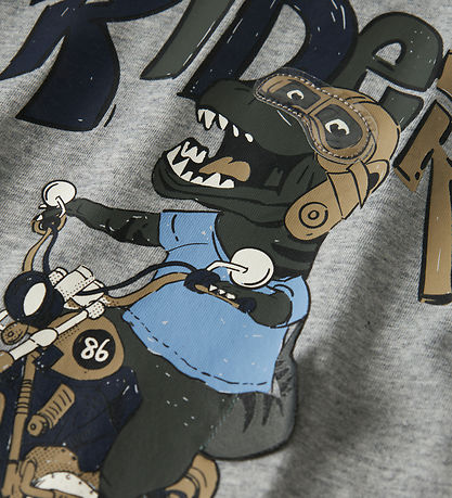 Name It Bluse - NmmBill - Grey Melange