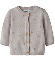 Name It Cardigan - Strik - NbfBeta - Lilac Marble