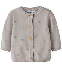 Name It Cardigan - Strik - NbfBeta - Lilac Marble