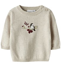 Name It Bluse - Strik - NbfBird - Peyote Melange