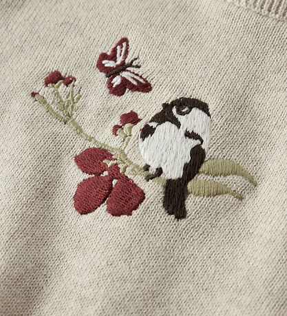 Name It Bluse - Strik - NbfBird - Peyote Melange