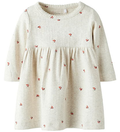 Name It Kjole - NbfBerries - Peyote Melange