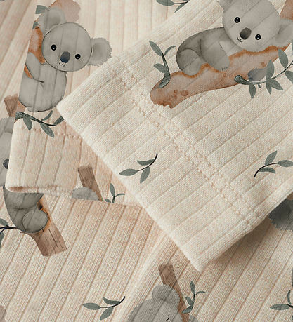 Name It Leggings - Rib - NbmBoala - Peyote Melange