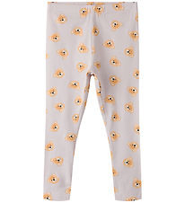 Name It Leggings - NmfVivian - Lilac Marble/Teddy Bears