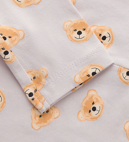 Name It Leggings - NmfVivian - Lilac Marble/Teddy Bears