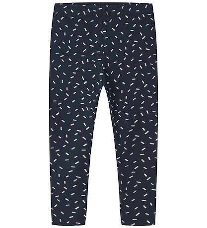 Name It Leggings - NmfVivian - Navy Blazer/Sprinkles