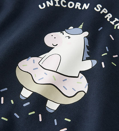 Name It Sweatshirt - NmfVenus - Navy Blazer/Unicorn Sprinkles