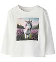 Name It Blouse - NmfVotea - Cloud Dancer/Lavender Unicorn