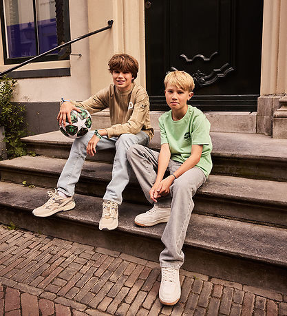 Indian Blue Jeans Jeans - Wide Loose Fit - Light Grey Denim