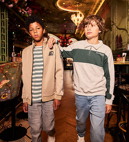 Indian Blue Jeans T-Shirt - Stripe - Cloud