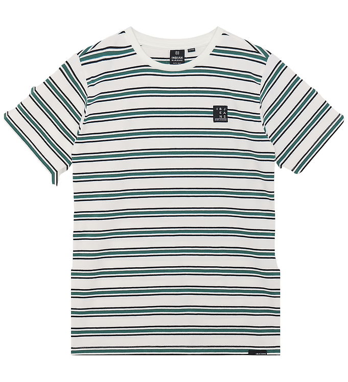 Indian Blue Jeans T-shirt - Stripe - Cloud