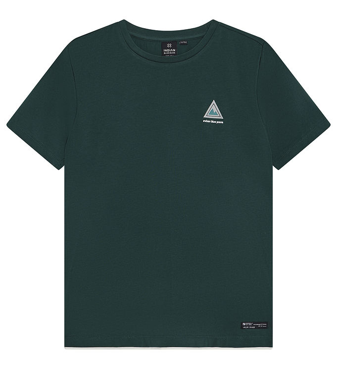 Indian Blue Jeans T-shirt - Chest And Backprint - Ponderosa Pine