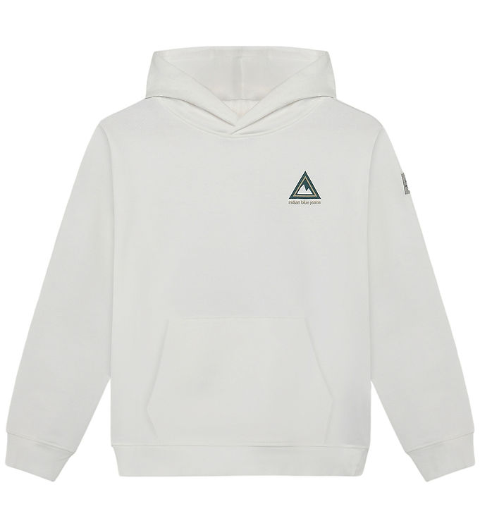 Indian Blue Jeans Hættetrøje - Backprint - Cloud m. Print