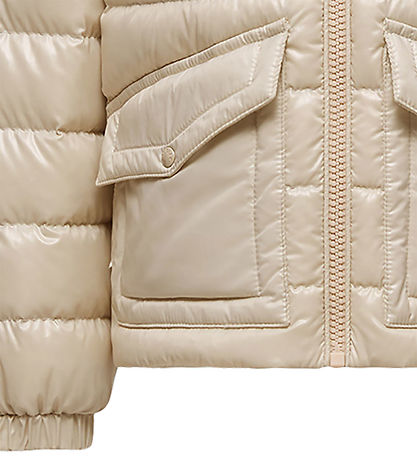 Moncler Dunjakke - Ela - Light Beige
