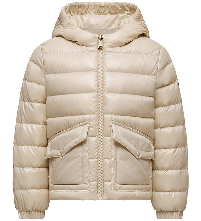 Moncler Dunjakke - Ela - Light Beige