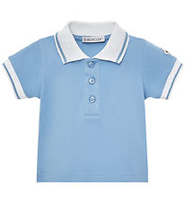 Moncler Polo - Light Blue