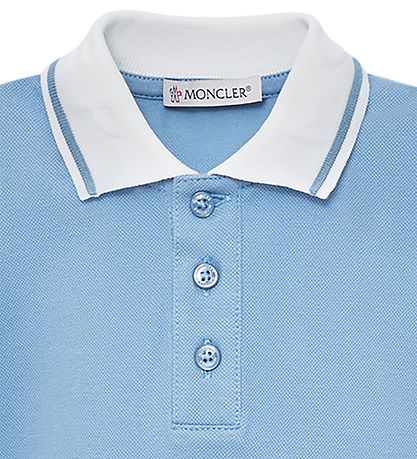 Moncler Polo - Light Blue