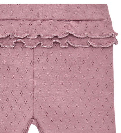 Moncler Leggings - Rosa m. Hulmønster