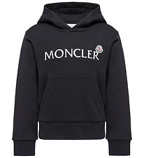 Moncler Hættetrøje - Sort m. Print