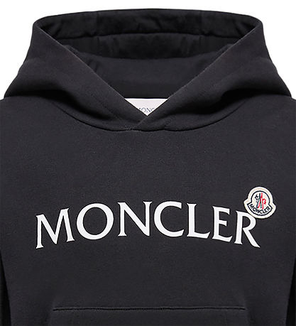 Moncler Hættetrøje - Sort m. Print