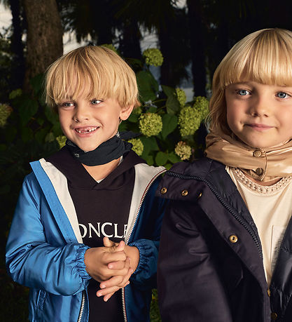 Moncler Hættetrøje - Sort m. Print