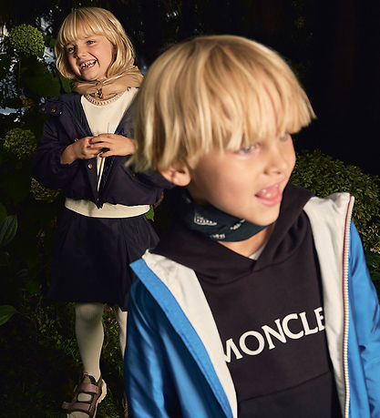 Moncler Hættetrøje - Sort m. Print