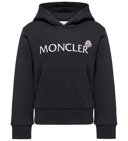 Moncler Hættetrøje - Sort m. Print